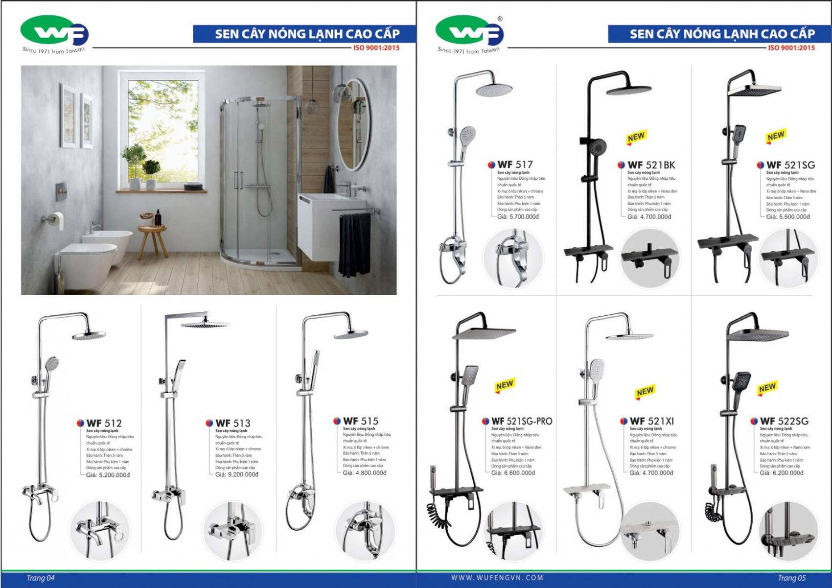 Bảng giá sen vòi WUFENG mới nhất 2024 /Page 3